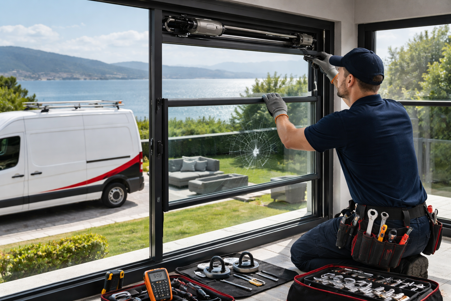 Giyotin Cam Tamir Servisi